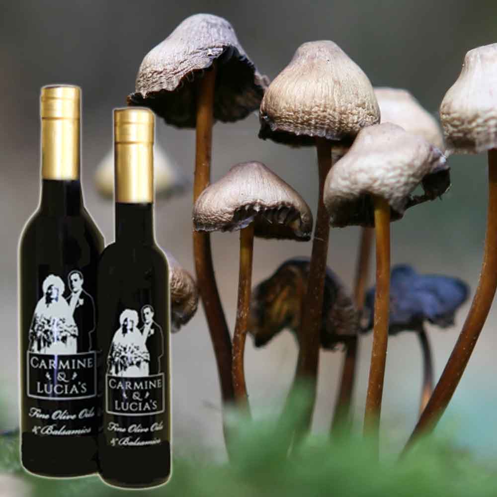 Porcini Mushroom & Sage Infused Olive Oil Carmine & Lucia's Fine Olive Oils & Balsamics